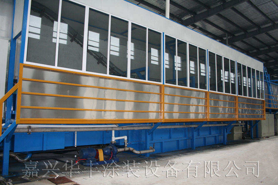 工程機(jī)械車(chē)輪噴漆線(xiàn)電泳槽